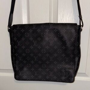 Louis Vuitton Black Monogram Messenger Bag